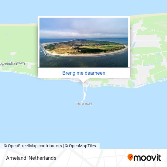 Ameland kaart