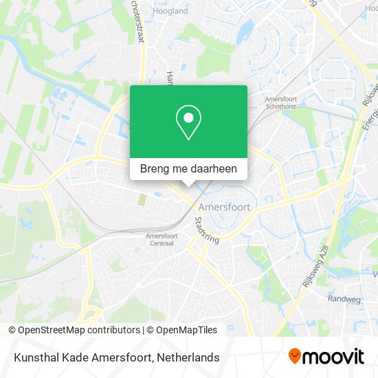 Kunsthal Kade Amersfoort kaart