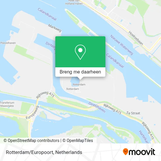 Rotterdam/Europoort kaart