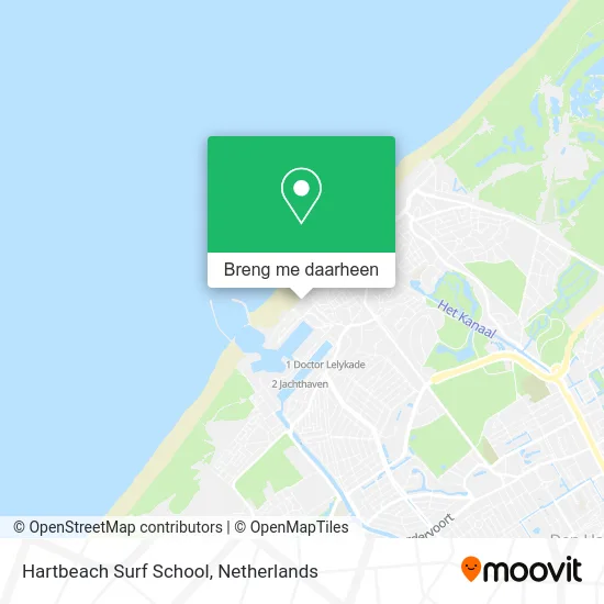 Hartbeach Surf School kaart