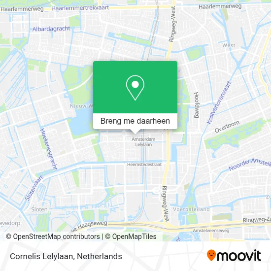 Cornelis Lelylaan kaart
