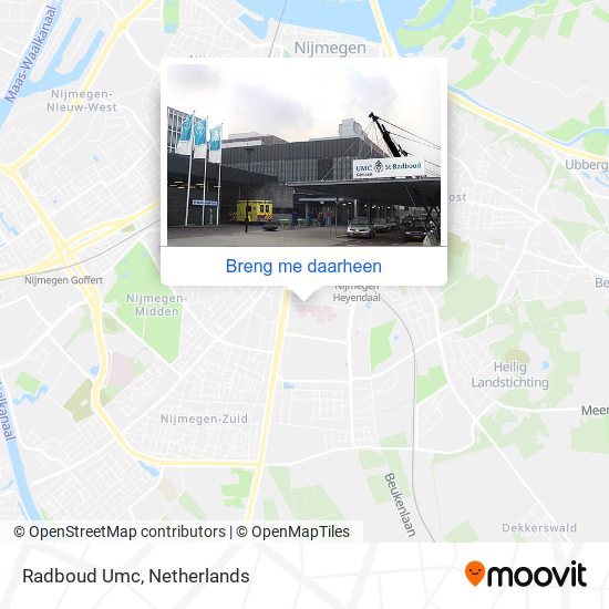 Radboud Umc kaart