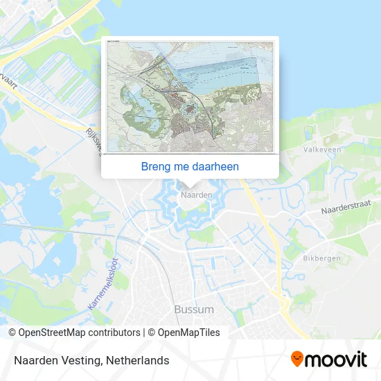 Naarden Vesting kaart