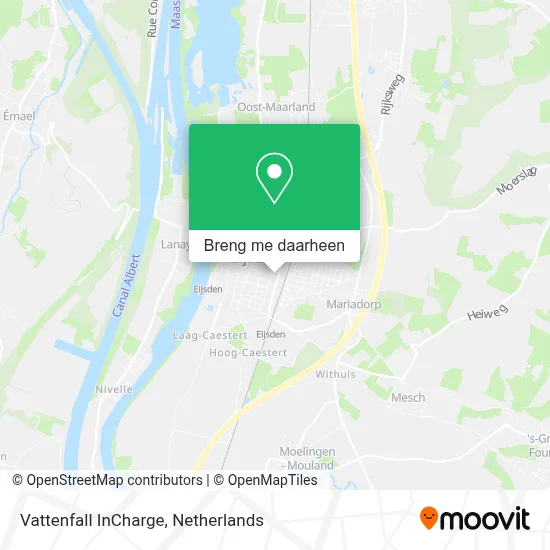 Vattenfall InCharge kaart