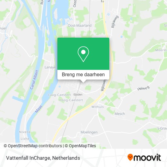 Vattenfall InCharge kaart