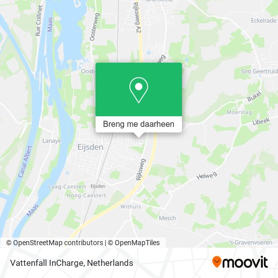 Vattenfall InCharge kaart