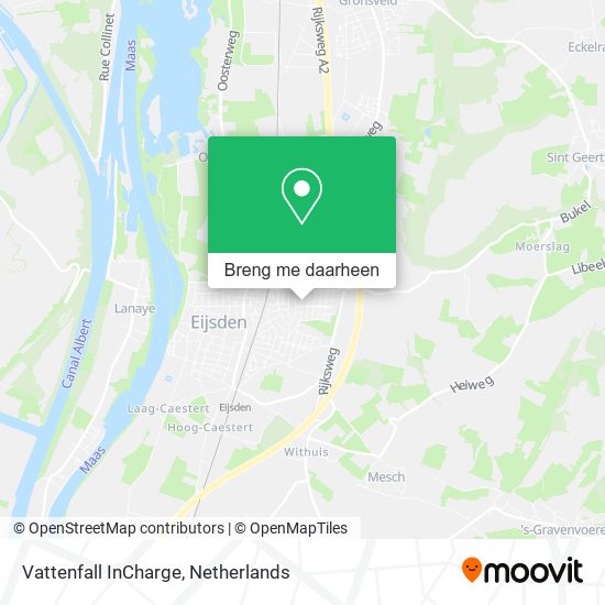 Vattenfall InCharge kaart