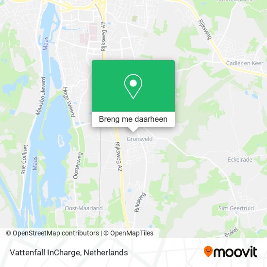 Vattenfall InCharge kaart