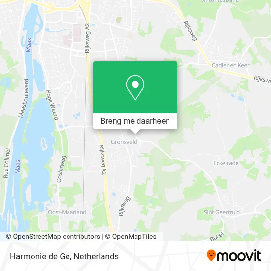 Harmonie de Ge kaart