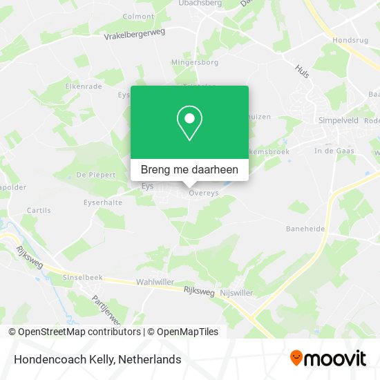 Hondencoach Kelly kaart