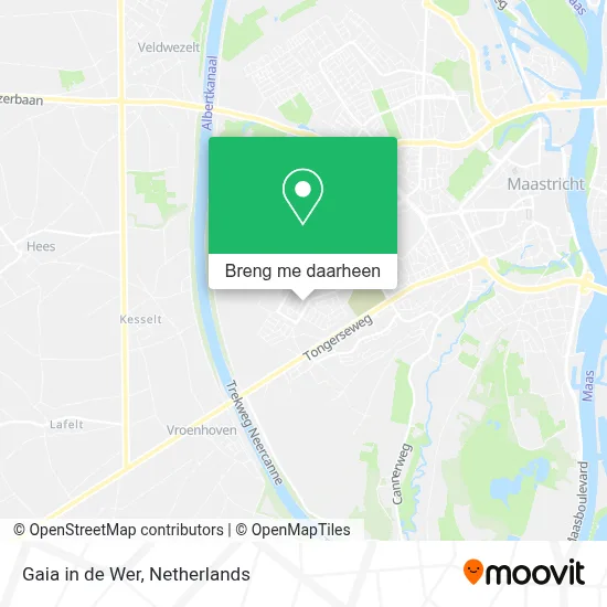 Gaia in de Wer kaart