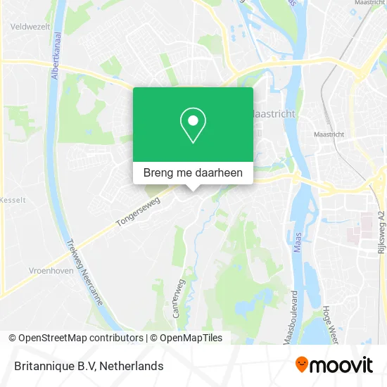 Britannique B.V kaart