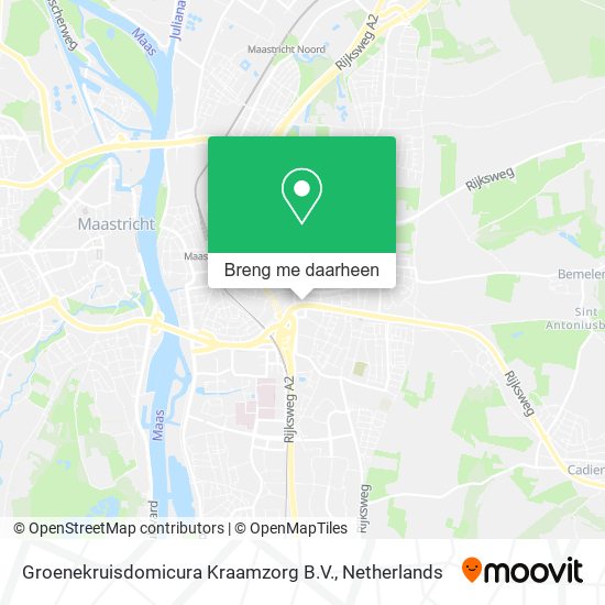 Groenekruisdomicura Kraamzorg B.V. kaart