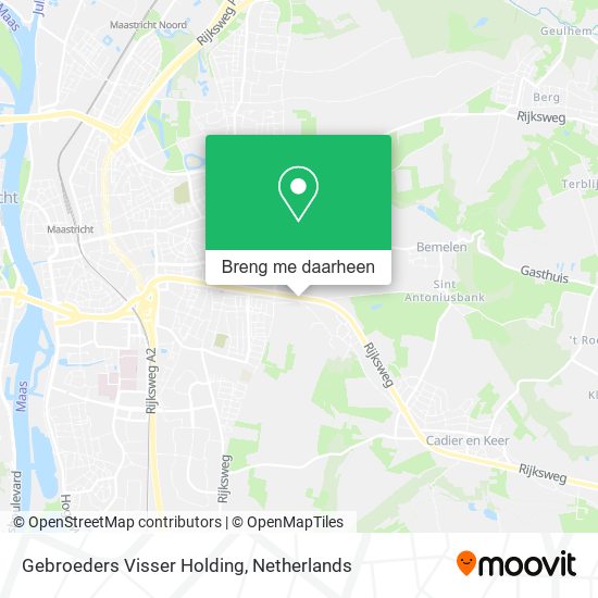 Gebroeders Visser Holding kaart
