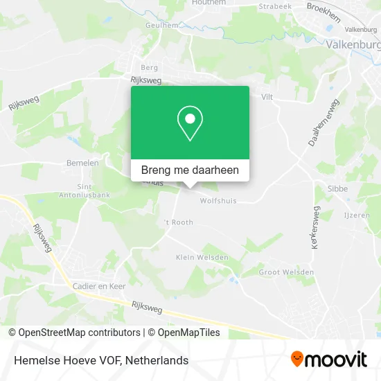 Hemelse Hoeve VOF kaart