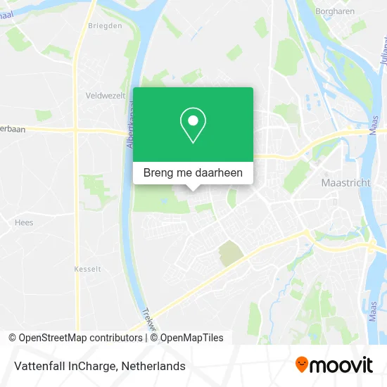 Vattenfall InCharge kaart