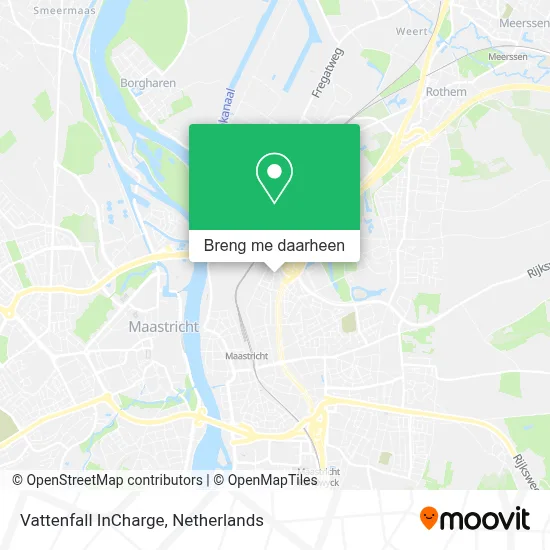 Vattenfall InCharge kaart