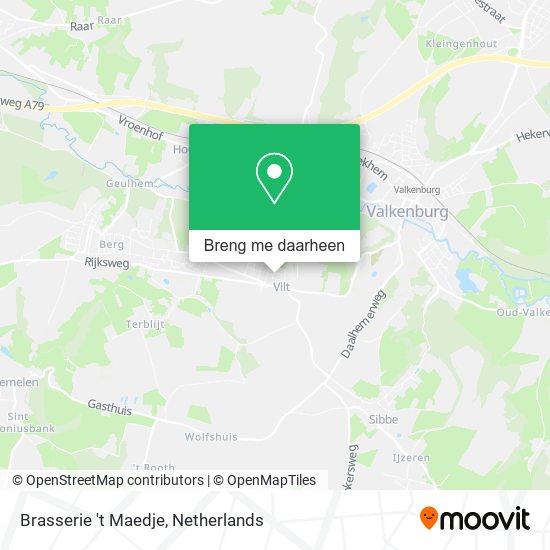 Brasserie 't Maedje kaart