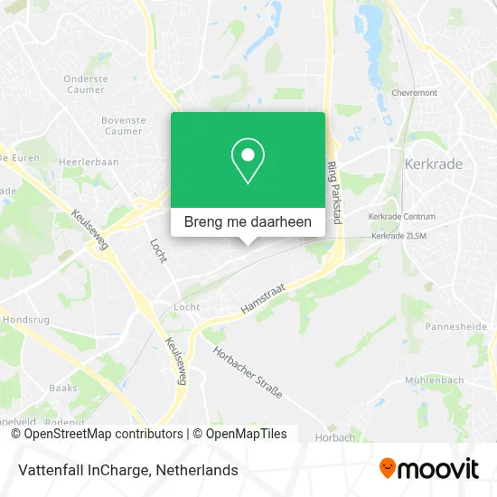 Vattenfall InCharge kaart