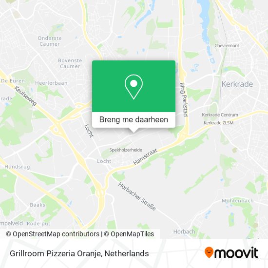Grillroom Pizzeria Oranje kaart