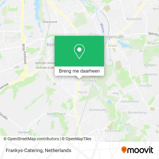 Frankys-Catering kaart