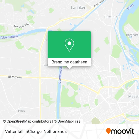 Vattenfall InCharge kaart