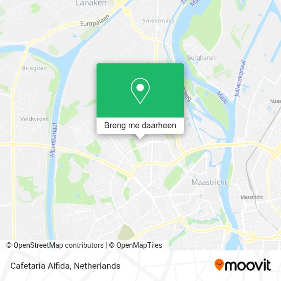 Cafetaria Alfida kaart