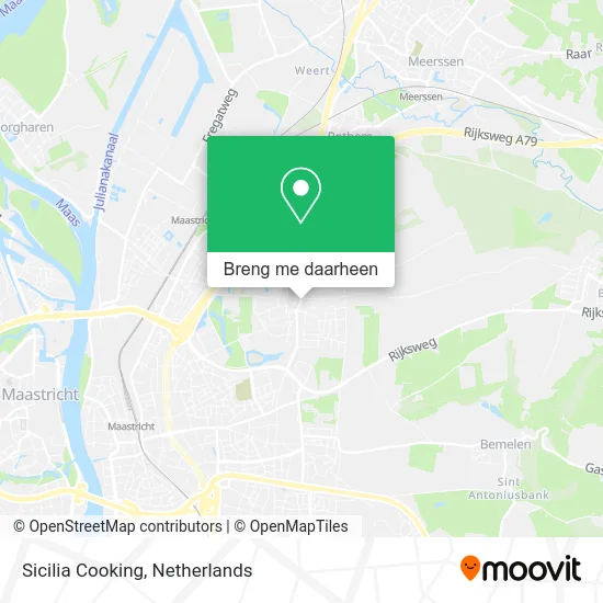 Sicilia Cooking kaart