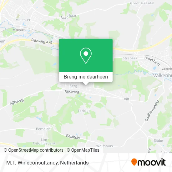 M.T. Wineconsultancy kaart