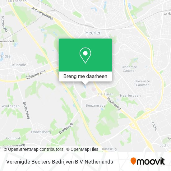 Verenigde Beckers Bedrijven B.V kaart