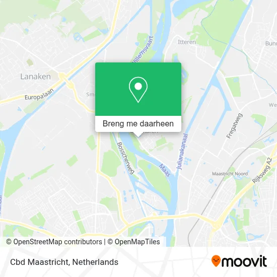 Cbd Maastricht kaart