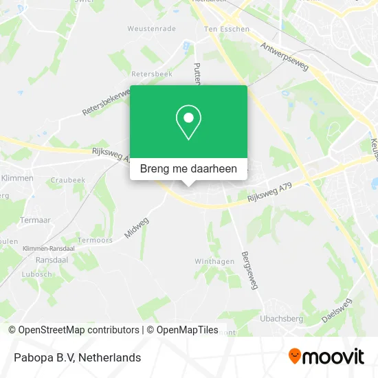 Pabopa B.V kaart
