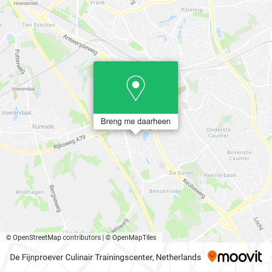 De Fijnproever Culinair Trainingscenter kaart