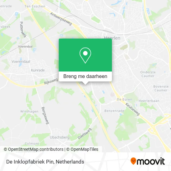 De Inklopfabriek Pin kaart
