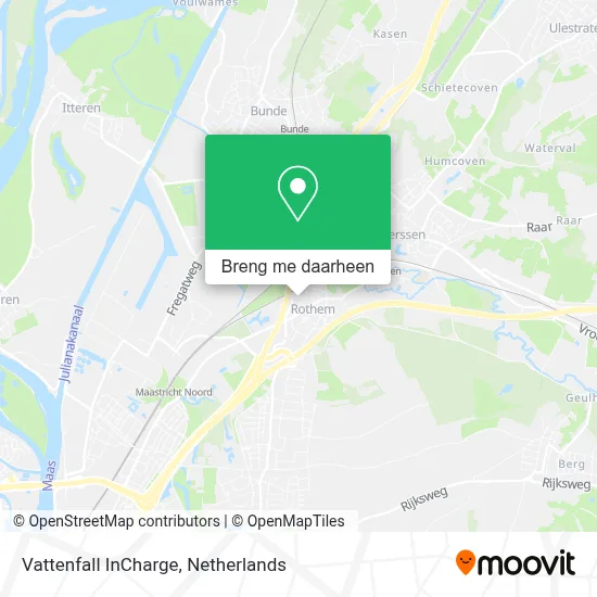 Vattenfall InCharge kaart