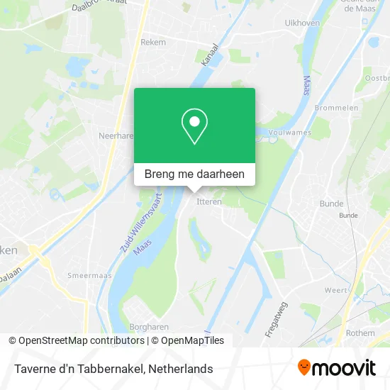 Taverne d'n Tabbernakel kaart