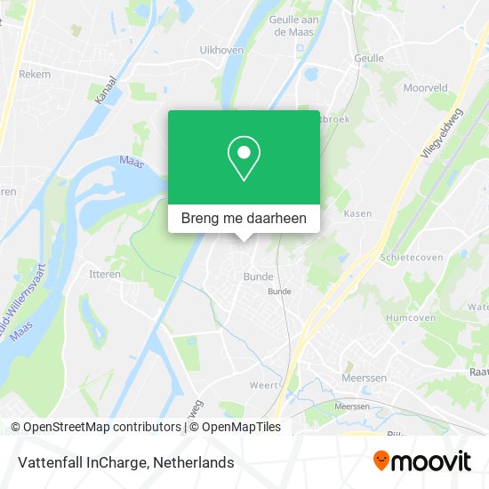 Vattenfall InCharge kaart
