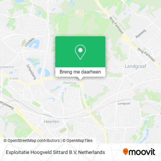 Exploitatie Hoogveld Sittard B.V kaart