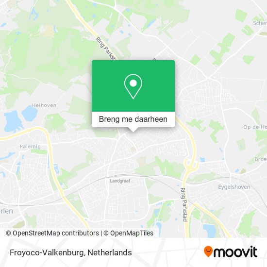 Froyoco-Valkenburg kaart