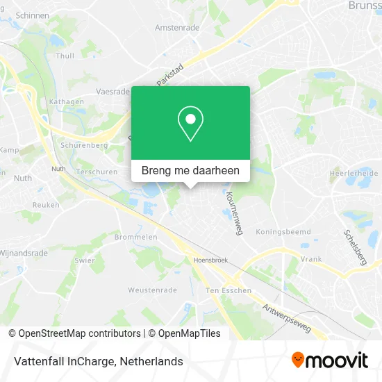 Vattenfall InCharge kaart