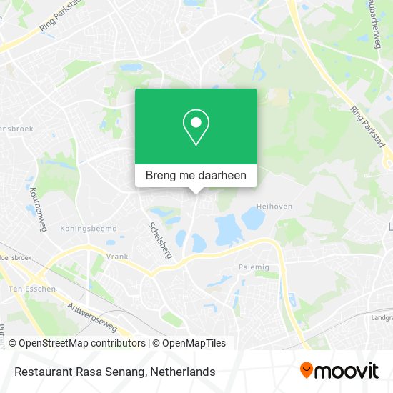 Restaurant Rasa Senang kaart