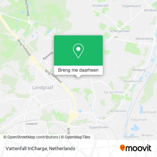 Vattenfall InCharge kaart