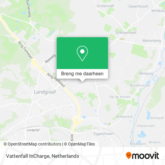 Vattenfall InCharge kaart
