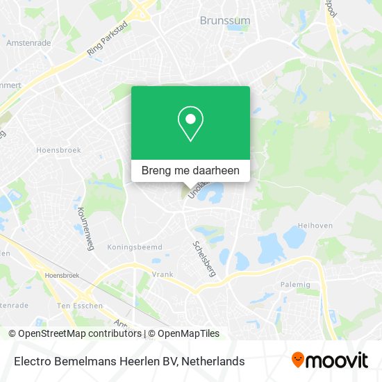 Electro Bemelmans Heerlen BV kaart
