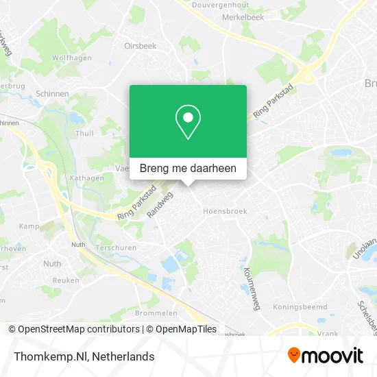 Thomkemp.Nl kaart