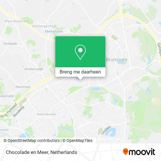 Chocolade en Meer kaart