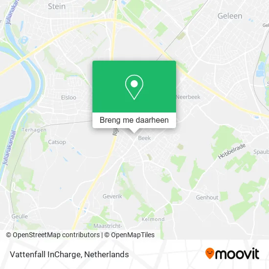 Vattenfall InCharge kaart