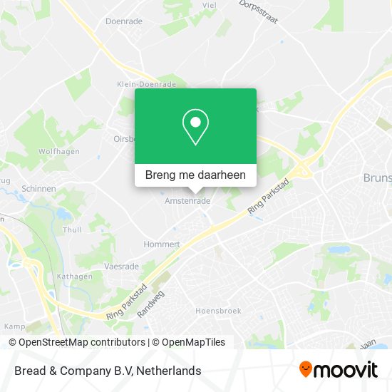 Bread & Company B.V kaart