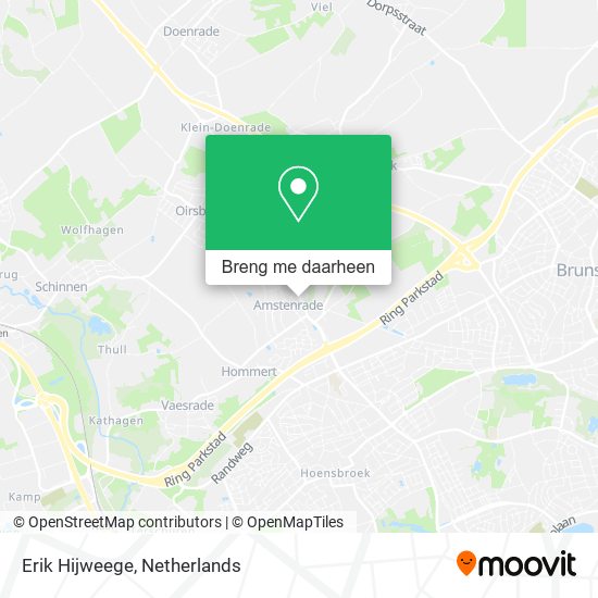 Erik Hijweege kaart