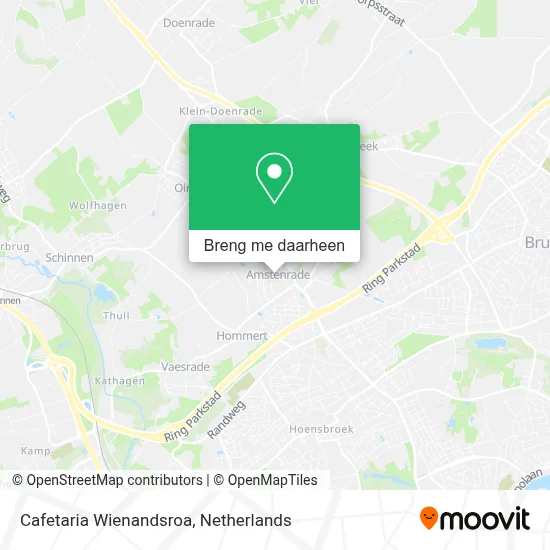 Cafetaria Wienandsroa kaart